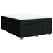 Pat box spring cu saltea, negru, 140x200 cm, textil - WALTI WALTI