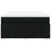 Pat box spring cu saltea, negru, 140x200 cm, textil - WALTI WALTI