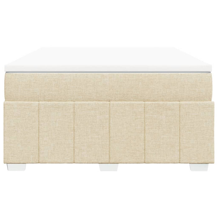 Pat continental cu saltea, crem, 140x200 cm, material textil - WALTI WALTI