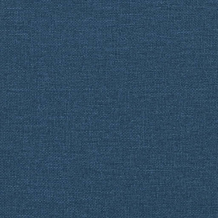 Pat continental cu saltea, albastru, 140x200cm, material textil - WALTI WALTI