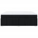 Pat box spring cu saltea, negru, 180x200 cm, catifea - WALTI WALTI