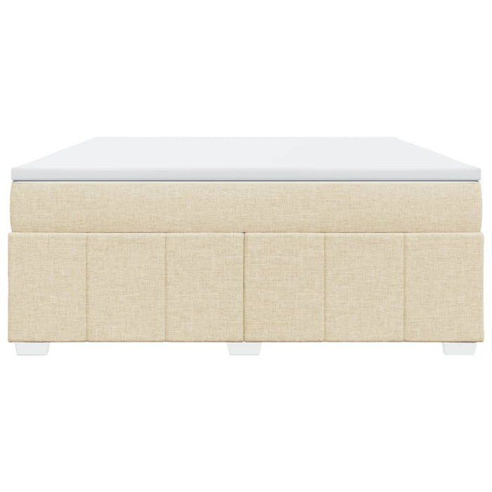 Pat continental cu saltea, crem, 180x200 cm, textil - WALTI WALTI