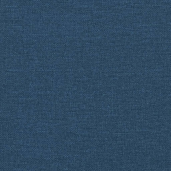 Pat box spring cu saltea, albastru, 90x200 cm, textil - WALTI WALTI