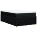 Pat box spring cu saltea, negru, 120x190 cm, catifea - WALTI WALTI