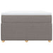 Pat box spring cu saltea, taupe, 120x190 cm material textil - WALTI WALTI