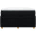 Pat box spring cu saltea, negru, 120x200 cm, textil - WALTI WALTI