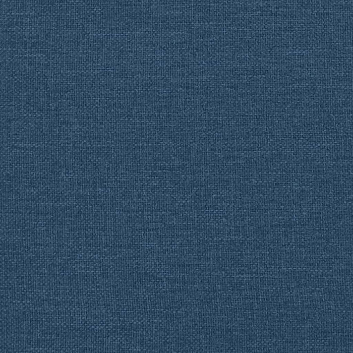 Pat continental cu saltea, albastru, 140x200cm, material textil - WALTI WALTI