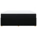 Pat box spring cu saltea, negru, 180x200 cm, catifea - WALTI WALTI