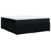 Pat box spring cu saltea, negru, 180x200 cm, catifea - WALTI WALTI