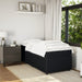 Pat box spring cu saltea, negru, 80x200 cm, catifea - WALTI WALTI