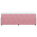 Pat box spring cu saltea, roz, 80x200 cm, catifea - WALTI WALTI