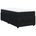 Pat box spring cu saltea, negru, 90x190 cm, catifea - WALTI WALTI