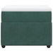 Pat box spring cu saltea, verde închis, 90x190 cm, catifea - WALTI WALTI