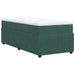 Pat box spring cu saltea, verde închis, 90x190 cm, catifea - WALTI WALTI