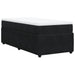 Pat box spring cu saltea, negru, 90x200 cm, catifea - WALTI WALTI