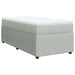 Pat box spring cu saltea, gri deschis, 100x200 cm, catifea - WALTI WALTI