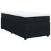 Pat box spring cu saltea, negru, 100x200 cm, catifea - WALTI WALTI