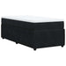 Pat box spring cu saltea, negru, 100x200 cm, catifea - WALTI WALTI