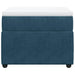 Pat box spring cu saltea, albastru închis, 100x200 cm, catifea - WALTI WALTI