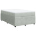 Pat box spring cu saltea, gri deschis, 120x190 cm, catifea - WALTI WALTI