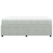 Pat box spring cu saltea, gri deschis, 120x190 cm, catifea - WALTI WALTI