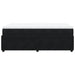 Pat box spring cu saltea, negru, 120x190 cm, catifea - WALTI WALTI