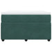 Pat box spring cu saltea, verde închis, 120x190 cm, catifea - WALTI WALTI