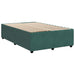 Pat box spring cu saltea, verde închis, 120x190 cm, catifea - WALTI WALTI