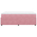 Pat box spring cu saltea, roz, 120x200 cm, catifea - WALTI WALTI