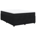 Pat box spring cu saltea, negru, 140x190 cm, catifea - WALTI WALTI