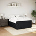 Pat box spring cu saltea, negru, 140x190 cm, catifea - WALTI WALTI