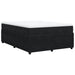 Pat box spring cu saltea, negru, 140x190 cm, catifea - WALTI WALTI