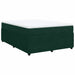 Pat box spring cu saltea, verde închis, 140x190 cm, catifea - WALTI WALTI