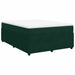 Pat box spring cu saltea, verde închis, 140x200 cm, catifea - WALTI WALTI