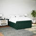 Pat box spring cu saltea, verde închis, 140x200 cm, catifea - WALTI WALTI
