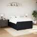 Pat box spring cu saltea, negru, 160x200 cm, catifea - WALTI WALTI