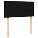 Pat box spring cu saltea, negru, 90x200 cm, textil - WALTI WALTI
