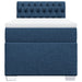 Pat box spring cu saltea, albastru, 90x200 cm, textil - WALTI WALTI
