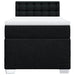 Pat box spring cu saltea, negru, 90x200 cm, textil - WALTI WALTI
