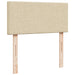Pat box spring cu saltea, crem, 100x200 cm, textil - WALTI WALTI