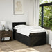 Pat box spring cu saltea, negru, 100x200 cm, textil - WALTI WALTI