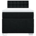 Pat box spring cu saltea, negru, 100x200 cm, textil - WALTI WALTI