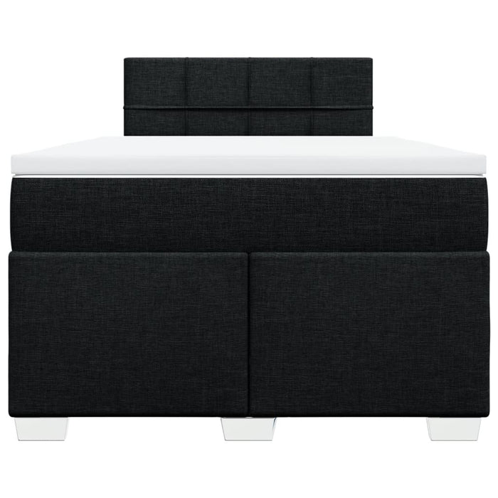 Pat box spring cu saltea, negru, 120x190 cm, catifea - WALTI WALTI