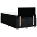 Pat box spring cu saltea, negru, 120x190 cm, catifea - WALTI WALTI