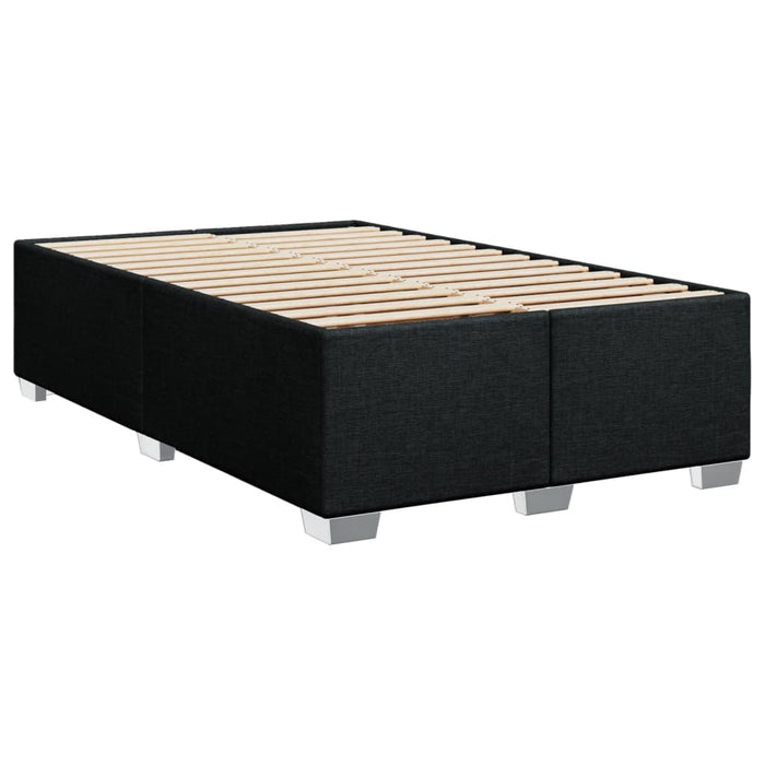 Pat box spring cu saltea, negru, 120x190 cm, catifea - WALTI WALTI