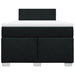 Pat box spring cu saltea, negru, 120x200 cm, textil - WALTI WALTI