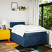 Pat box spring cu saltea, albastru, 120x200 cm, textil - WALTI WALTI