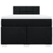 Pat box spring cu saltea, negru, 120x200 cm, textil - WALTI WALTI