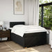Pat box spring cu saltea, negru, 120x200 cm, textil - WALTI WALTI