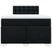 Pat box spring cu saltea, negru, 120x200 cm, textil - WALTI WALTI